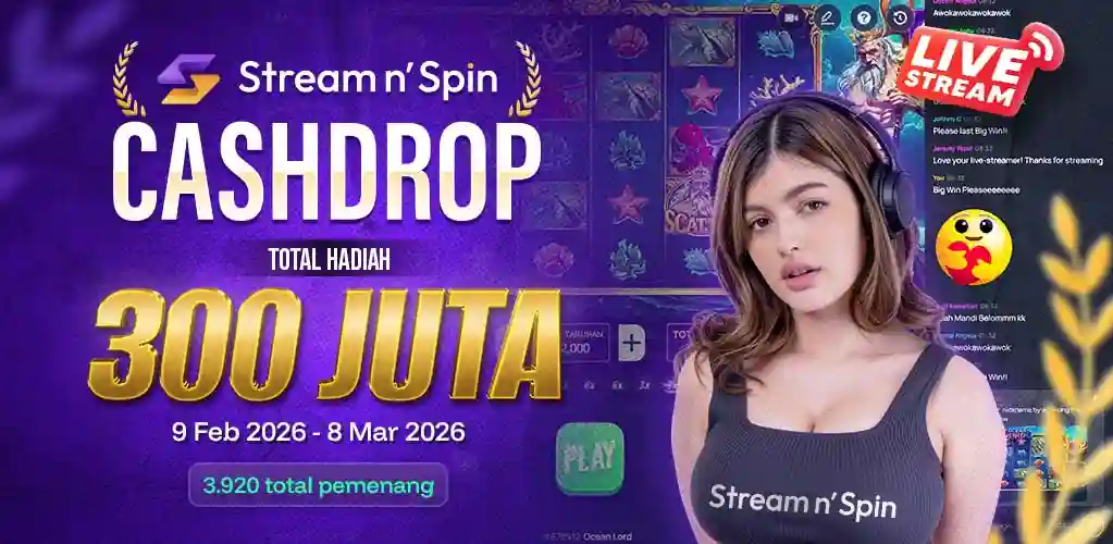 STREAM N’ SPIN CASHDROP
